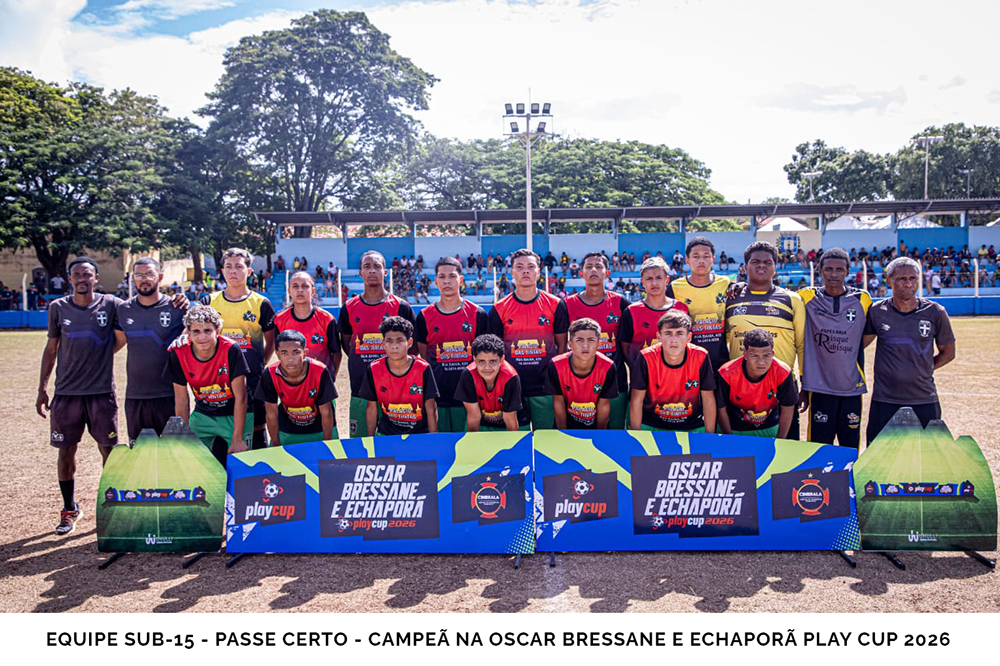 Passe Certo conquista título e dois vice-campeonatos na Oscar Bressane e Echaporã Play Cup 2026